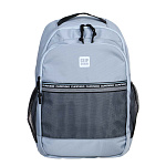 Рюкзак подростковый ClipStudio, 254-771, серый 44x31x19см, 2 отд., 2 карм., сетчатая вставка, светоотр.полоса, ручка, ПЭ