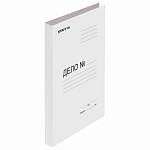 Папка-обложка 220г/м2 белая Дело, до 200 листов, STAFF, 128988 немелованная