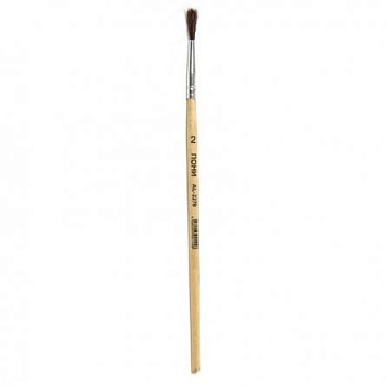 Кисть Пони круглая № 3 Alingar AL2279