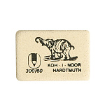 Ластик Koh-i-Noor 300/60 белый, каучук 31х21х8мм ELEPHANT
