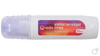 Корректор-ручка  12мл QREDO, 15-2187/ 69002700