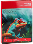 Пленка для ламинир. А4 125мкм прозр 100шт Проф-пресс, ПЛЛ-2653