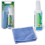 Чистящий набор салфетки+спрей 100мл Brauberg 510341