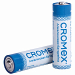 Батарейки AA 1шт CROMEX Alkaline (LR6, 15А), 455593, алкалиновые (пальчиковые