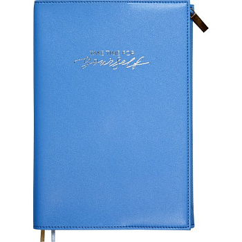 Ежедневник А5 голубой deVENTE. Expert 160л 2034129 недатированный