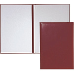 Папка адресная deVENTE A4 бумвинил бордовая без нанесения, 3078209