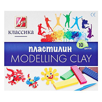 Пластилин  10цв Луч Классика 7с304-8  200гр
