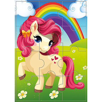 Пазлы магнитные А5 Пони, арт 6669