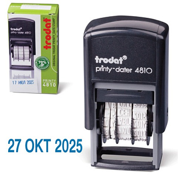 Датер-Мини Trodat 3,8мм месяц буквами 4810