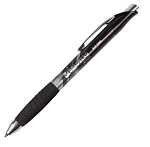Ручка гелевая автоматич с грипом BRAUBERG Jet Gel 142691 черная 0,6 мм