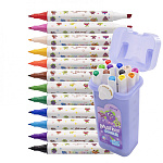 Набор маркеров д/скетчинга 2-стор 12цв DUO арома Yalong YL221812-12