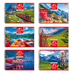 Альбом д/рисования 40л SVETOCH. Давайте отдохнем, 000246, спираль