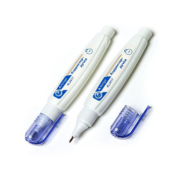 Корректор-ручка 7мл Alingar, AL2417 металлический наконечник