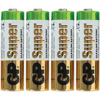 Батарейки AA 4шт GP Super Alkaline (пальчиковые) SB4