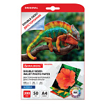 Фотобумага Brauberg А4, 200г/м2, 50л., 2-сторонняя матовая 363989