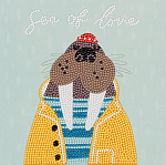 Кристальная (алмазная) мозаика ФРЕЯ Морж 20 х 20 см ALBP-305