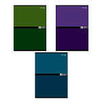 Тетрадь A4 80л. Система цвета, на скобе клетка 01349