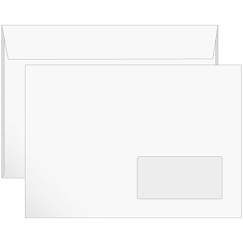 Конверт 162*229мм Окно, отрывная полоса STRIP, А5, 70857