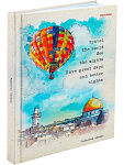 Книжка записная А5 160л Путешествие на шаре 160-6541, твердая обложка