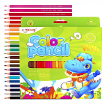 Карандаши 24цв Yalong. Softness YL211003-24, деревянные, 3-гранные