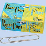 Скрепки 78мм 50 шт никелированные Centrum 80075