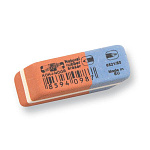Ластик 6521/80 красно/синий д/ручки и ч/г. карандашей 41х14мм BLUE STAR каучук