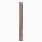Линейка металлическая 30 см, BRAUBERG, 210381
