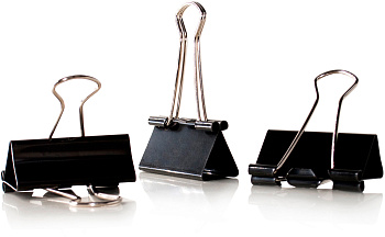 Зажимы  д/бумаг 51мм черные 10шт BURO 1643746 пакет