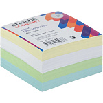 Блок д/записей цветной 9*9*5см Attache, 1770151 плотность 65-80г/м2
