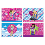 Альбом д/рисования 40л BG Barbie Style, АР4гр40_вл_бл 10899, спираль, обл. картон
