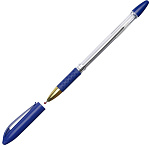Ручка шариковая Workmate синяя 0,7мм, л.п. 0,5мм 14-5645 резин. грип,