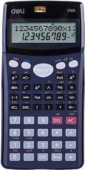 Калькулятор научный Deli E1710A черный 10+2-разр, 165*88*23мм