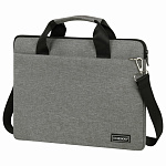 Сумка портфель HEIKKI ULTRA (ХЕЙКИ) серая, 272597, с отд. для ноутбука 13-14", 26*36*3см