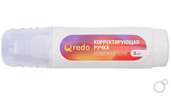 Корректор-ручка  8мл QREDO 15-2186/ 69002500