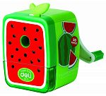 Точилка механич Deli E0671 Blooming, ассорти