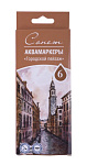 Набор аквамаркеров 6цв Городской пейзаж 150411174 Сонет