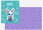 Дневник 1-11кл deVENTE. Little Rabbit, 2020628, кожзам, тв. обл.