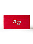 Планинг 2027г Красный 160*90мм 64л к/з 310211