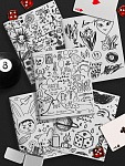 Тетрадь 48 л. кл. скреп. LOREX. TATTOO, LXCBCL-TT