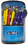 Ручка шариковая Linc Gliss синяя 0,7мм 1210F/display длина письма 1100м