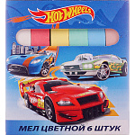 Мелки цветные  6 цв Centrum Hot Wheels, 89102