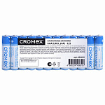 Батарейки алкалиновые (мизинчиковые) 12 шт., CROMEX Alkaline, AAA (LR03, 24A), спайка, 456259