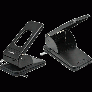 Дырокол до 60л металл черный deVENTE, 4020100