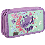 Пенал 2секции Енот, ПКК 11-6, ламинат, софт тач, 190x110 мм