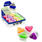 Точилка 2 отверстие с контейнером Alingar AL6196