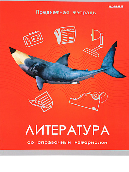 Тетрадь Литература Игры разума 48л 48-9137, твин-лак, линия