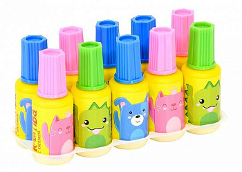 Клей ПВА  20гр с кисточкой Каляка-Маляка КТККМ