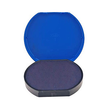 Подушка сменная круглая для Trodat 6/46040 синяя, круглая