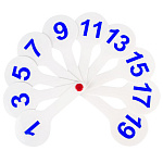 Веер-касса (цифры от 1 до 20) Пифагор 227392