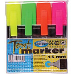 Набор текстовыделителей 4цвета 1-5мм 80469 CENTRUM